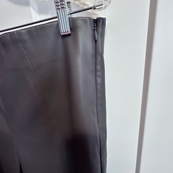 Ann Taylor Petite Imitation Leather Pants - Picture 4 of 5